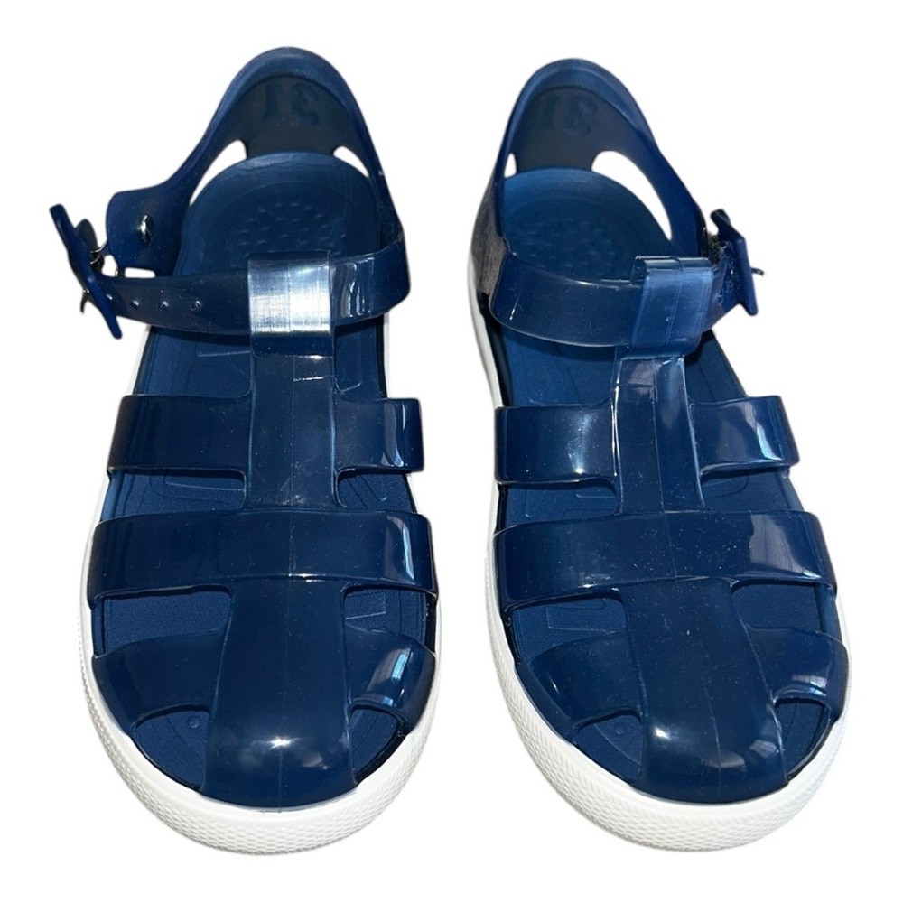 Igor Navy Blue Jelly Fisherman Sandals for Kids
